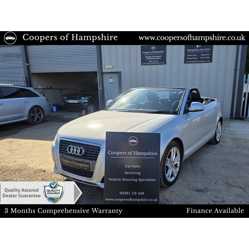 2008 Audi A3 Sport 1.8 TFSI Convertible Automatic (ULEZ Compliant)