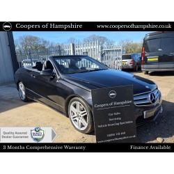 2013 Mercedes E350 CDI AMG Sport Convertible Automatic