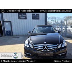 2013 Mercedes E350 CDI AMG Sport Convertible Automatic