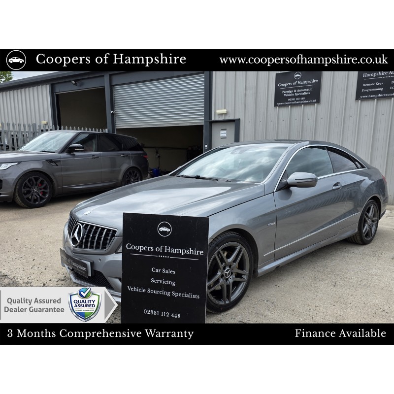 2009 Mercedes E350 CDI Sport Coupe Automatic