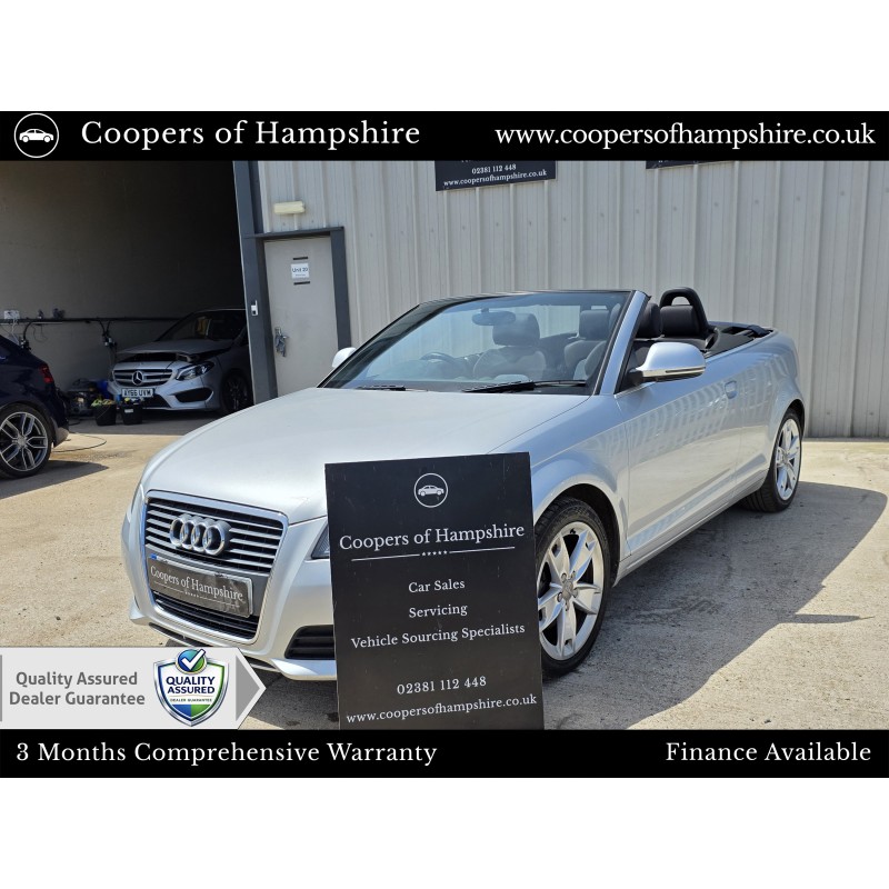 2008 Audi A3 Sport 1.8 TFSI Convertible Automatic (ULEZ Compliant)
