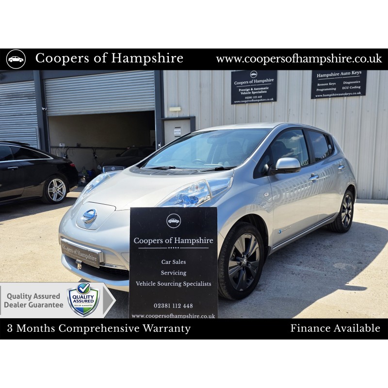2016 Nissan Leaf Tekna 30KWh Automatic (Battery Owned) (ULEZ Compliant) -- SOLD --