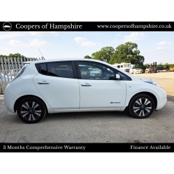 2016 Nissan Leaf Tekna 30KWh Automatic (Battery Owned) (ULEZ Compliant)