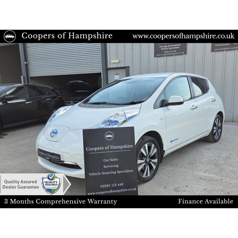 2016 Nissan Leaf Tekna 30KWh Automatic (Battery Owned) (ULEZ Compliant)