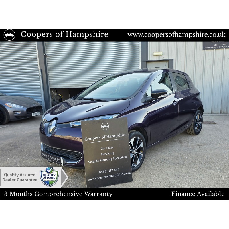 2018 Renault Zoe 40kWh I-Dynamique (Battery Owned) -- SOLD --