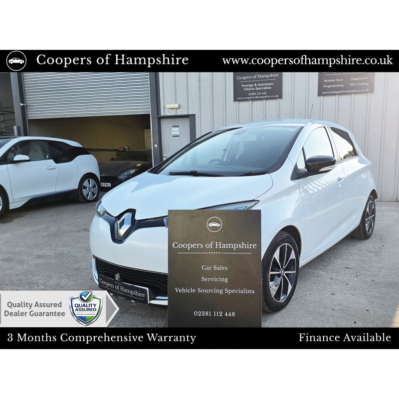 2019 Renault Zoe 40kWh Dynamique (Battery Owned)