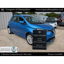 2020 Renault Zoe ZE50 52kWh Iconic (Battery Owned) -- SOLD --