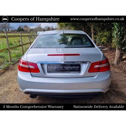 2011 Mercedes E200 1.8 CGI Petrol BlueEfficiency Sport Coupe Automatic (ULEZ COMPLIANT)