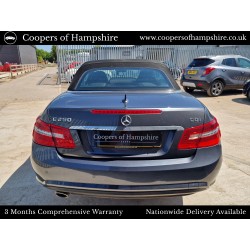 2012 Mercedes E250 CDI BlueEfficiency Sport Convertible Automatic
