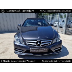 2012 Mercedes E250 CDI BlueEfficiency Sport Convertible Automatic