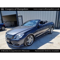 2012 Mercedes E250 CDI BlueEfficiency Sport Convertible Automatic