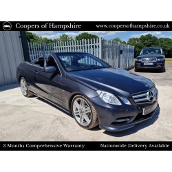 2012 Mercedes E250 CDI BlueEfficiency Sport Convertible Automatic