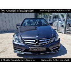 2012 Mercedes E250 CDI BlueEfficiency Sport Convertible Automatic