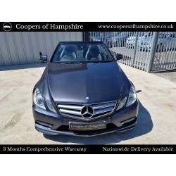 2012 Mercedes E250 CDI BlueEfficiency Sport Convertible Automatic