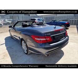 2012 Mercedes E250 CDI BlueEfficiency Sport Convertible Automatic