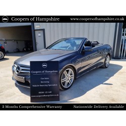 2012 Mercedes E250 CDI BlueEfficiency Sport Convertible Automatic