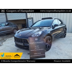 2017 Porsche Macan S 3.0 TD V6 PDK 4WD Euro 6 Automatic with Opening Panoramic Glass Roof