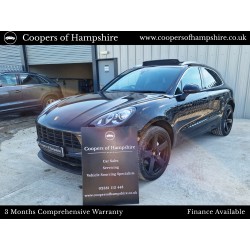 2017 Porsche Macan S 3.0 TD V6 PDK 4WD Euro 6 Automatic with Opening Panoramic Glass Roof