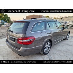 2010 Mercedes E350 3.5L V6 Petrol CGI BlueEfficiency Avantgarde Estate Automatic with Glass Sunroof (ULEZ Compliant)