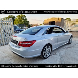 2011 Mercedes E200 1.8 CGI Petrol BlueEfficiency Sport Coupe Automatic (ULEZ COMPLIANT)
