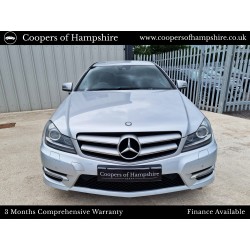 2012 Mercedes C250 1.8 CGI Petrol BlueEfficiency AMG Sport Coupe Automatic (ULEZ COMPLIANT) -- UNDERGOING PREPARATION --