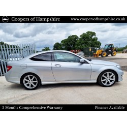 2012 Mercedes C250 1.8 CGI Petrol BlueEfficiency AMG Sport Coupe Automatic (ULEZ COMPLIANT) -- UNDERGOING PREPARATION --