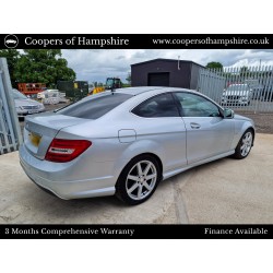 2012 Mercedes C250 1.8 CGI Petrol BlueEfficiency AMG Sport Coupe Automatic (ULEZ COMPLIANT) -- UNDERGOING PREPARATION --